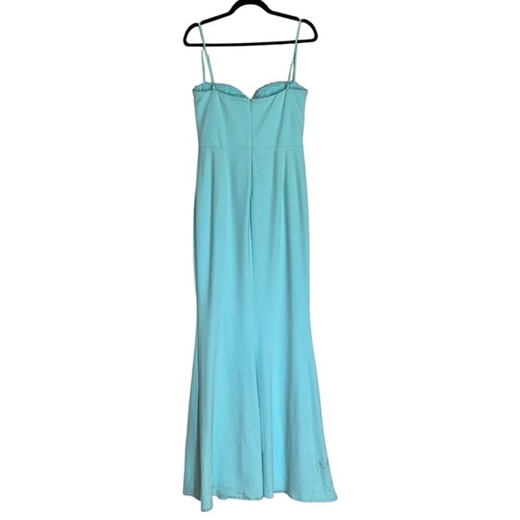 Katie May Sky Blue Yasmin Maxi Dress Gown Women’s US L - Picture 9 of 10